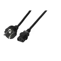 EFB Elektronik EK508SW.3 cable de transmisión Negro 3 m Enchufe tipo E+F C13 acopl
