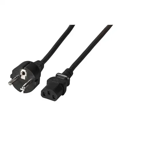 EFB Elektronik EK508SW.3 cable de transmisión Negro 3 m Enchufe tipo E+F C13 acopl
