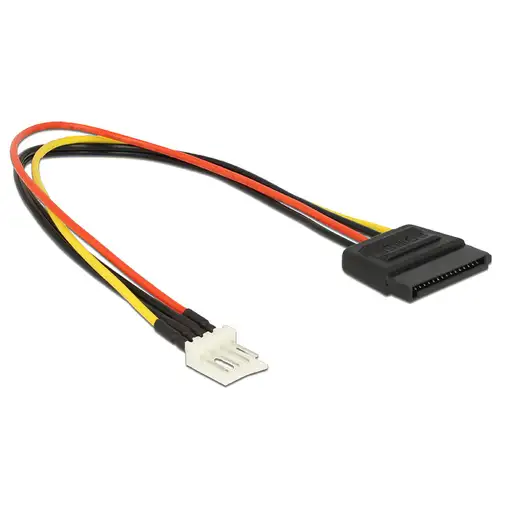 DeLOCK 0.24m SATA 15p / 4p 0,24 m