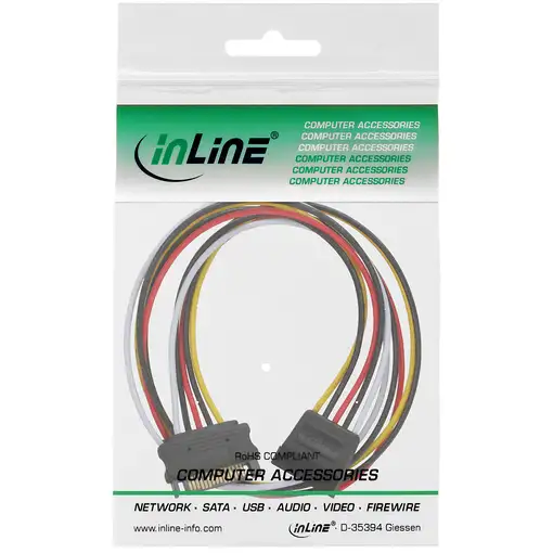 InLine 29651A cable de alimentación interna 0,3 m