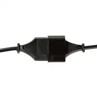 LogiLink 1m, 2xCEE 7/16 Negro CEE7/16