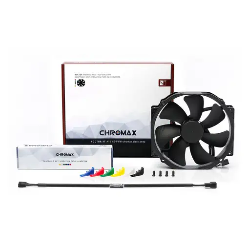 Noctua NF-A15 HS-PWM chromax.black.swap Carcasa del ordenador Ventilador Negro