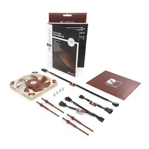 Noctua NF-A12x15 PWM Carcasa del ordenador Ventilador 12 cm Beige, Marrón