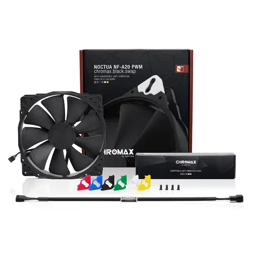 Noctua NF-A20 PWM CH.BK.S sistema de refrigeración para ordenador Carcasa del orde