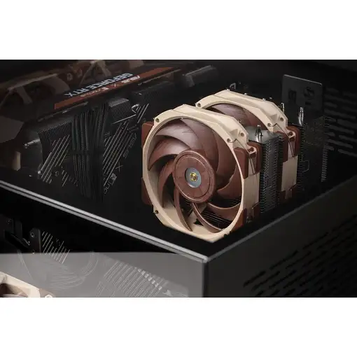 Noctua NF-A12X25R PWM Carcasa del ordenador Ventilador 12 cm Beige, Marrón