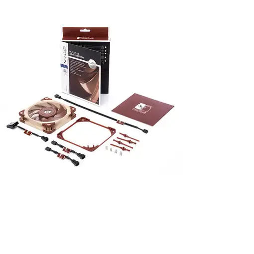 Noctua NF A12x25 FLX Carcasa del ordenador Ventilador 12 cm Beige, Rojo