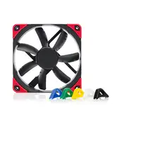 Noctua NF-S12A PWM chromax.black.swap Carcasa del ordenador Ventilador 12 cm Negro
