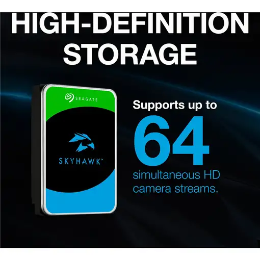 Seagate SkyHawk disco duro interno 8 TB 256 MB 3.5'' Serial ATA III