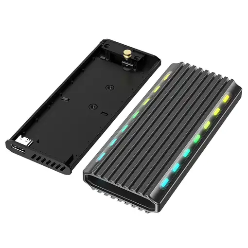 Gembird EE2280-U3C-03 caja para disco duro externo Caja externa para unidad de est