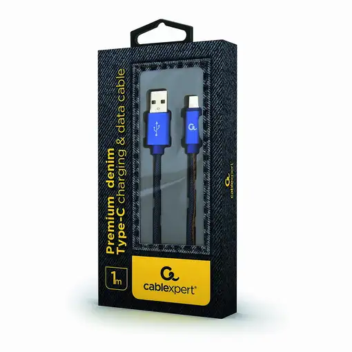 Cablexpert CC-USB2J-AMCM-1M-BL cable USB USB 2.0 USB A USB C Azul