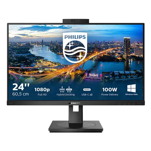 Philips B Line 243B1JH/00 pantalla para PC 60,5 cm (23.8") 1920 x 1080 Pixeles Ful