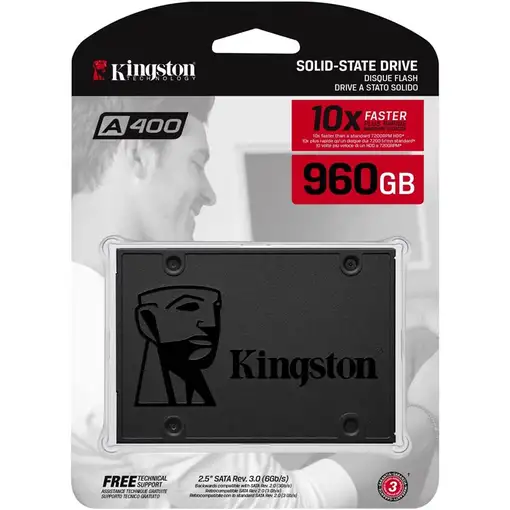 Kingston Technology A400 960 GB 2.5'' Serial ATA III TLC