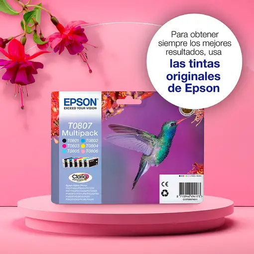 Epson Hummingbird Multipack T0807 6 colores