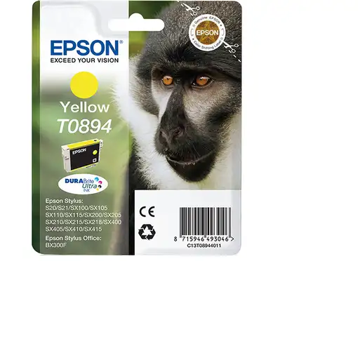 Epson Monkey Cartucho T0894 amarillo