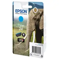 Epson Elephant Cartucho 24 cian (etiqueta RF)