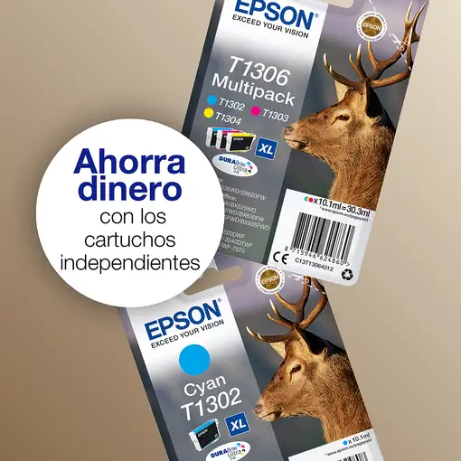 Epson Stag Tinta amarilla T1304 DURABrite Ultra Ciervo
