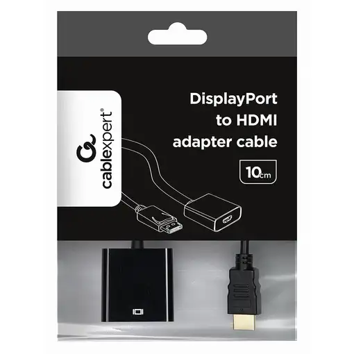 Gembird A-DPM-HDMIF-002 adaptador de cable de vídeo 0,1 m DisplayPort HDMI tipo A