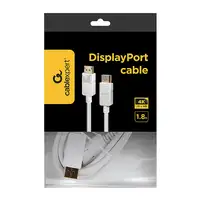 Gembird CC-DP2-6-W cable DisplayPort 1,8 m Blanco