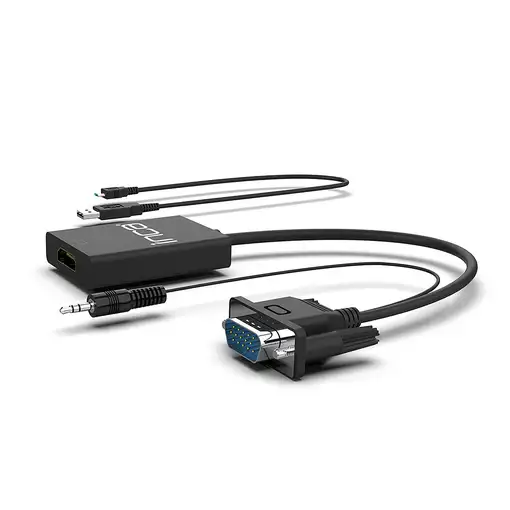 Inca IVTH-02 adaptador de cable de vídeo 0,2 m HDMI tipo A (Estándar) VGA (D-Sub)