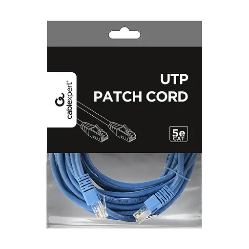 Gembird PP12-5M/B cable de red Azul Cat5e
