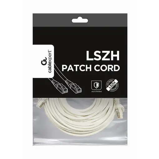 Gembird PP6A-LSZHCU-W-10M cable de red Blanco Cat6a S/FTP (S-STP)