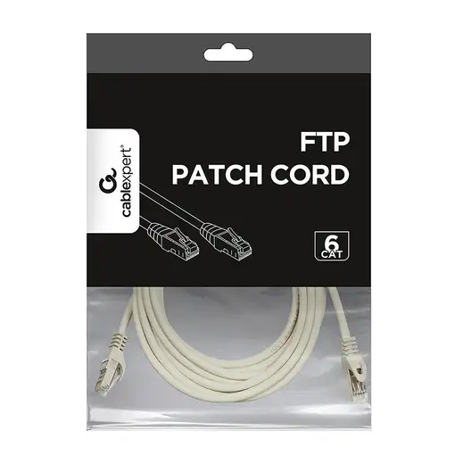 Gembird PP6-5M/W cable de red Blanco Cat6 F/UTP (FTP)