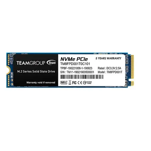 Team Group MP33 PRO 1 TB M.2 PCI Express 3.0 NVMe 3D NAND