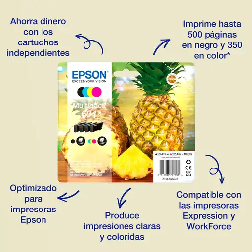 Epson Multipack 4-colours 604XL Ink