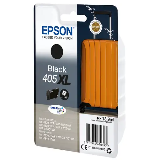 Epson Singlepack Black 405XL DURABrite Ultra Ink