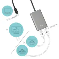 i-tec Thunderbolt 3 Dual DP Video Adapter