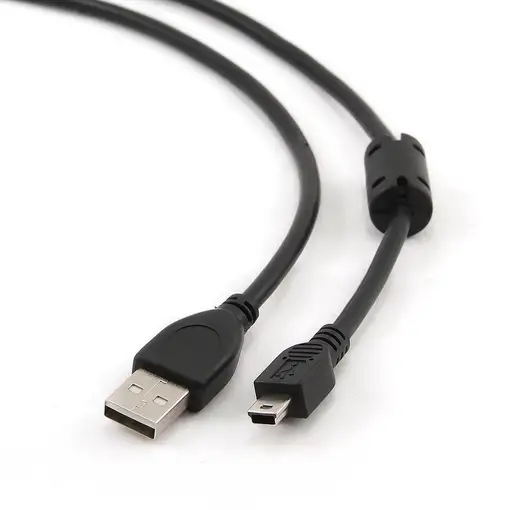 Gembird 1.8m USB 2.0 A/mini-USB cable USB 1,8 m USB A Mini-USB B Negro