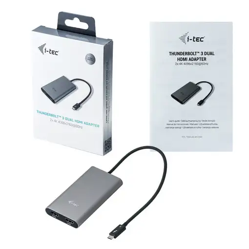 i-tec Thunderbolt 3 Dual Adaptador de Video de HDMI