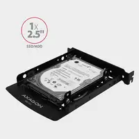 Axagon RHD-225 Halterahmen für 2x 2.5\" im 3.5\" PCI-Slot - schwarz Negro Metal