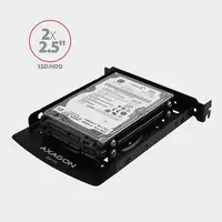 Axagon RHD-225 Halterahmen für 2x 2.5\" im 3.5\" PCI-Slot - schwarz Negro Metal