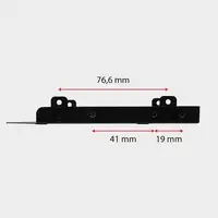 Axagon RHD-225 Halterahmen für 2x 2.5\" im 3.5\" PCI-Slot - schwarz Negro Metal