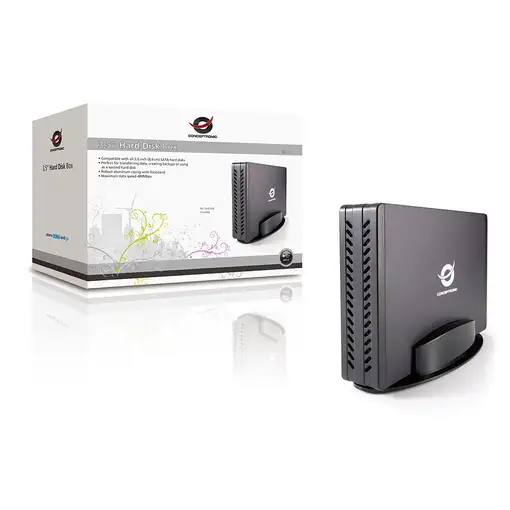 Conceptronic CHD3SU caja para disco duro externo Caja de disco duro (HDD) Negro 3.