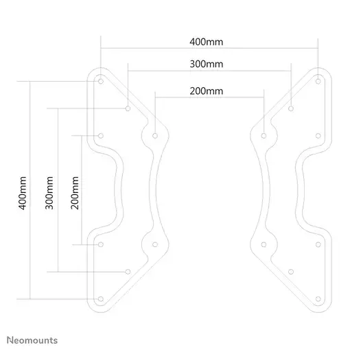 Neomounts FPMA-VESA440 Adaptador VESA 27-60''