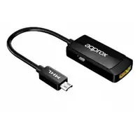 Approx appC24 HDMI tipo A (Estándar) MicroUSB tipo B Negro
