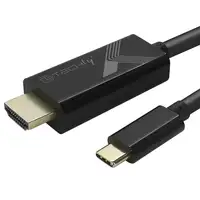 Techly IADAP USBC-HDMI2TY Adaptador gráfico USB 3840 x 2160 Pixeles Negro