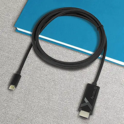 Techly IADAP USBC-HDMI2TY Adaptador gráfico USB 3840 x 2160 Pixeles Negro