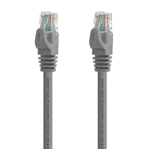 AISENS A145-0325 cable de red Gris 0,5 m Cat6a U/UTP (UTP)