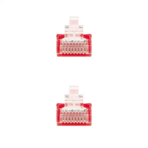 Nanocable 10.20.0402-R cable de red Rojo 2 m Cat6e U/UTP (UTP)