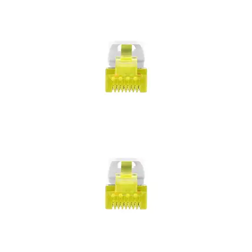 Nanocable Cable de red latiguillo RJ45 LSZH Cat.6A SFTP AWG26, Blanco, 2.0 m