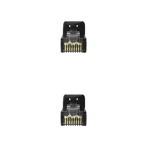Nanocable Cable de red latiguillo RJ45 LSZH Cat.6A UTP AWG24, Negro, 2.0m