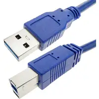 Techly 0.5m USB 3.0 AB M/M cable USB USB 3.2 Gen 1 (3.1 Gen 1) 0,5 m USB A USB B A