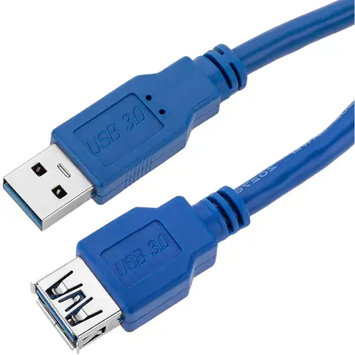 Techly 3.0m USB 3.0 A M/F cable USB USB 3.2 Gen 1 (3.1 Gen 1) 3 m USB A Azul
