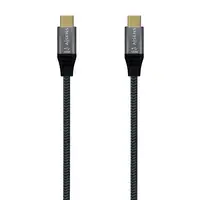 AISENS Cable USB 3.2 Gen2x2 Aluminio 20Gbps 8K@30Hz 5A 100W E-Mark, Tipo USB-C/M-U