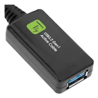 Techly ICUR3050G cable USB USB 3.2 Gen 1 (3.1 Gen 1) 5 m USB A Negro