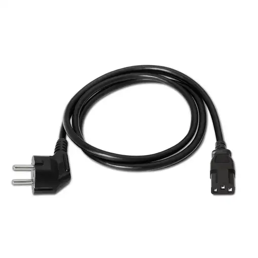 AISENS A132-0170 cable de transmisión Negro 10 m CEE7/7 C13 acoplador