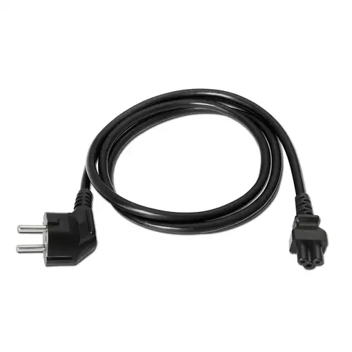 AISENS A132-0172 cable de transmisión Negro 1,5 m CEE7/7 C5 acoplador